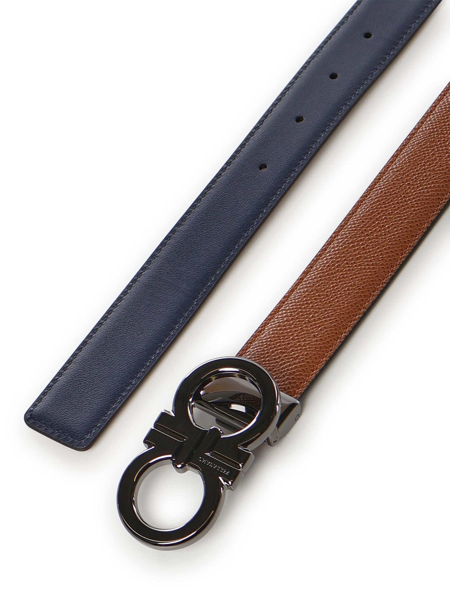 Cintura Gancini in pelle 670644 791058001 FERRAGAMO 