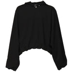 Felpa in cotone con cappuccio PRESS25M08073 BLK01 HELIOT EMIL 
