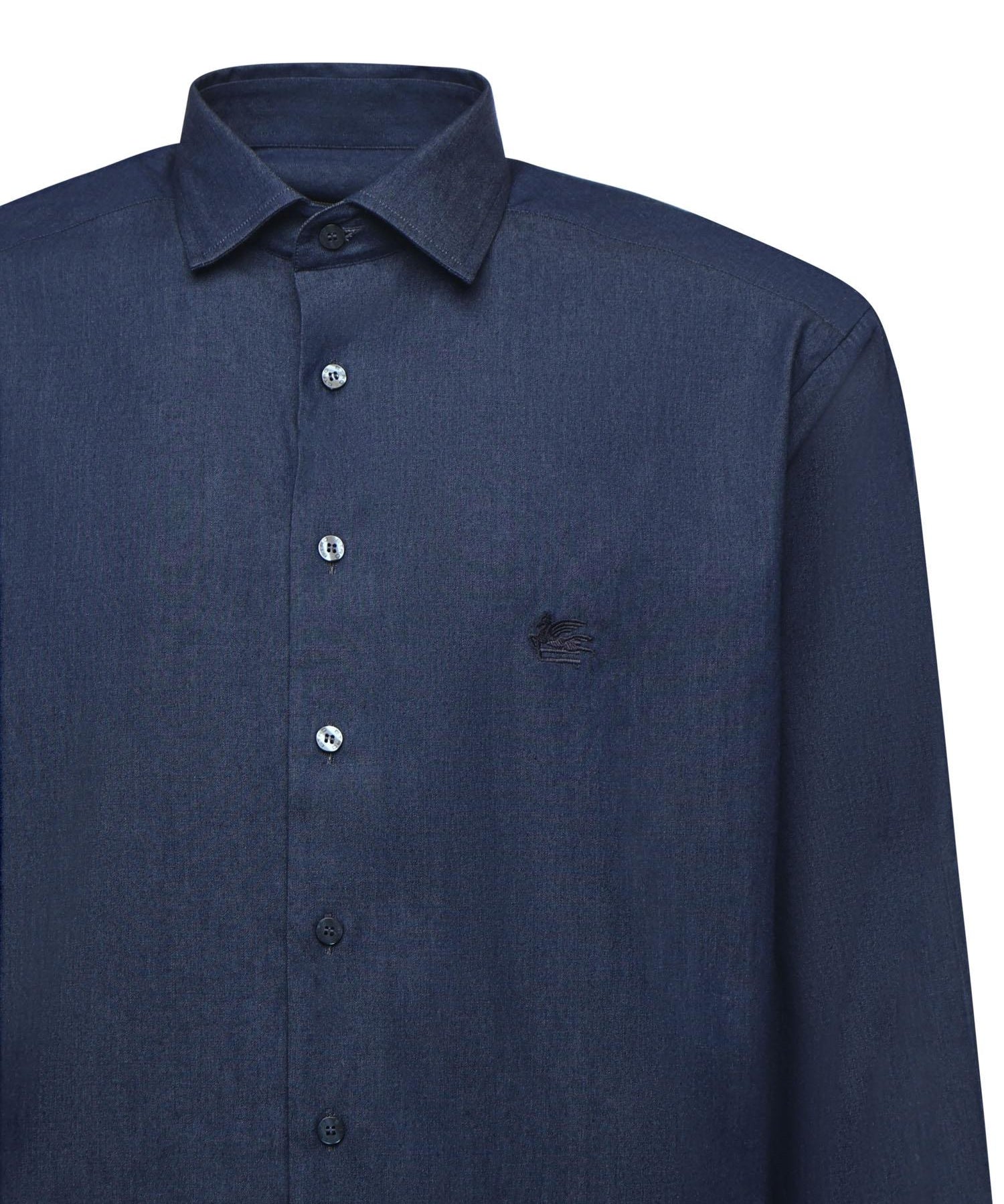Camicia in cotone con monogram ricamato MRIB0002 99SA5L9X0880 ETRO 