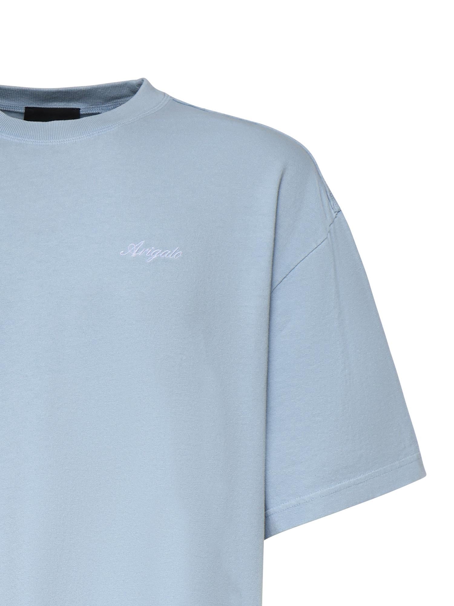 T-shirt Honor in cotone A2681011 POWDER BLUE AXEL ARIGATO 