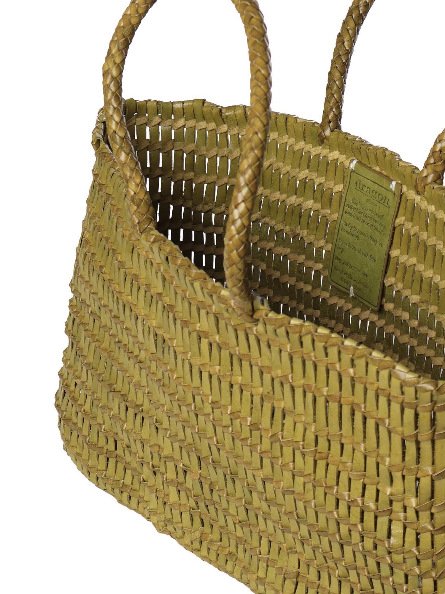 Borsa Terrafino in pelle 8820 BAMBOO GREEN DRAGON DIFFUSION 