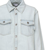 Camicia in denim Extra Bleach 813498 V4ZR04132 BOTTEGA VENETA 
