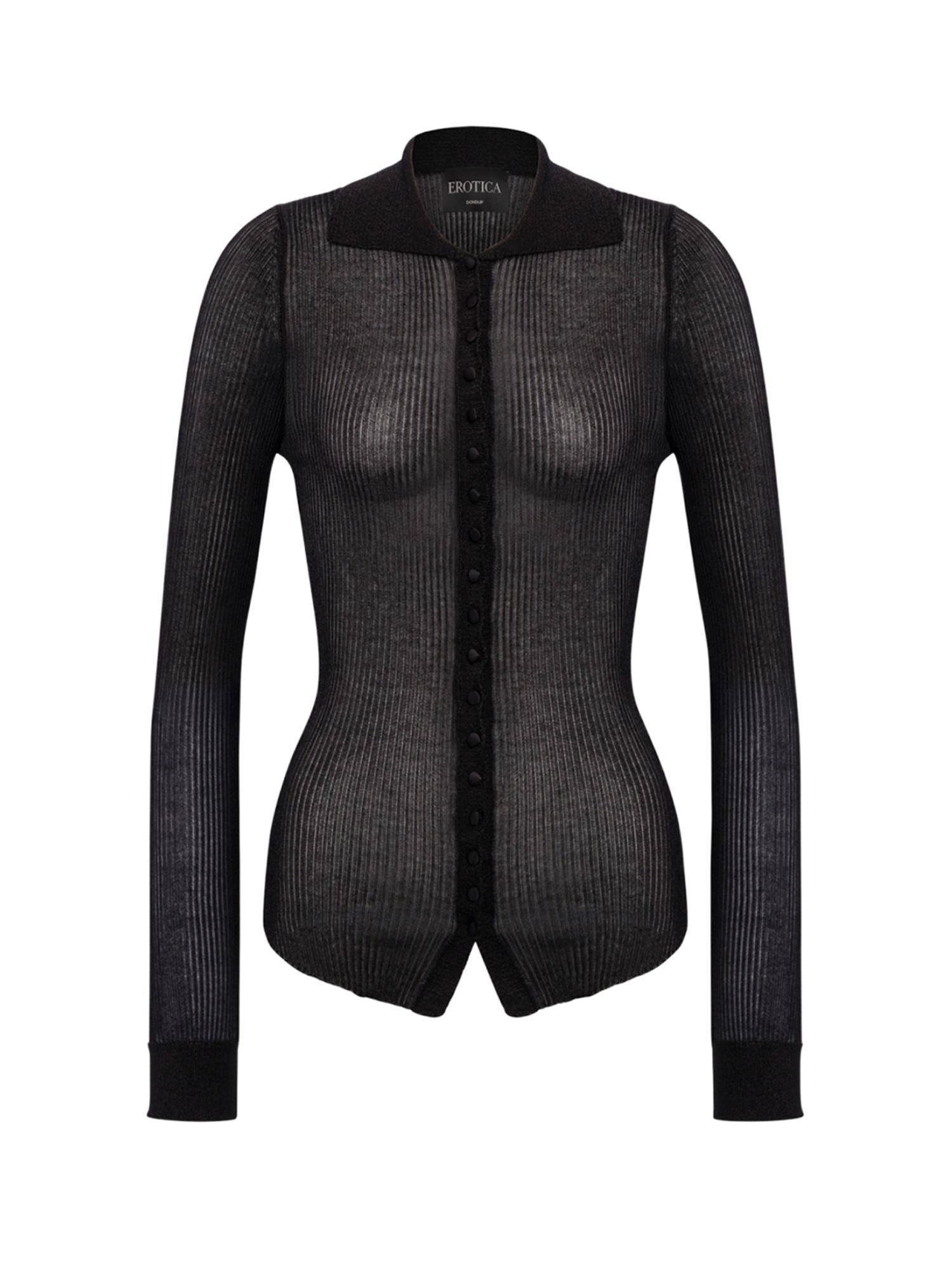 Camicia in maglia lurex DC525 M01046D999 DONDUP 