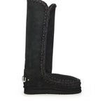 Stivali Eskimo 40 rhinestones logo<BR/> MUFW101052A BKBK MOU 