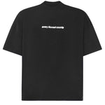 T-shirt in cotone con stampa TS002003 BLK BONSAI 