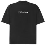 T-shirt in cotone con stampa TS002003 BLK BONSAI 