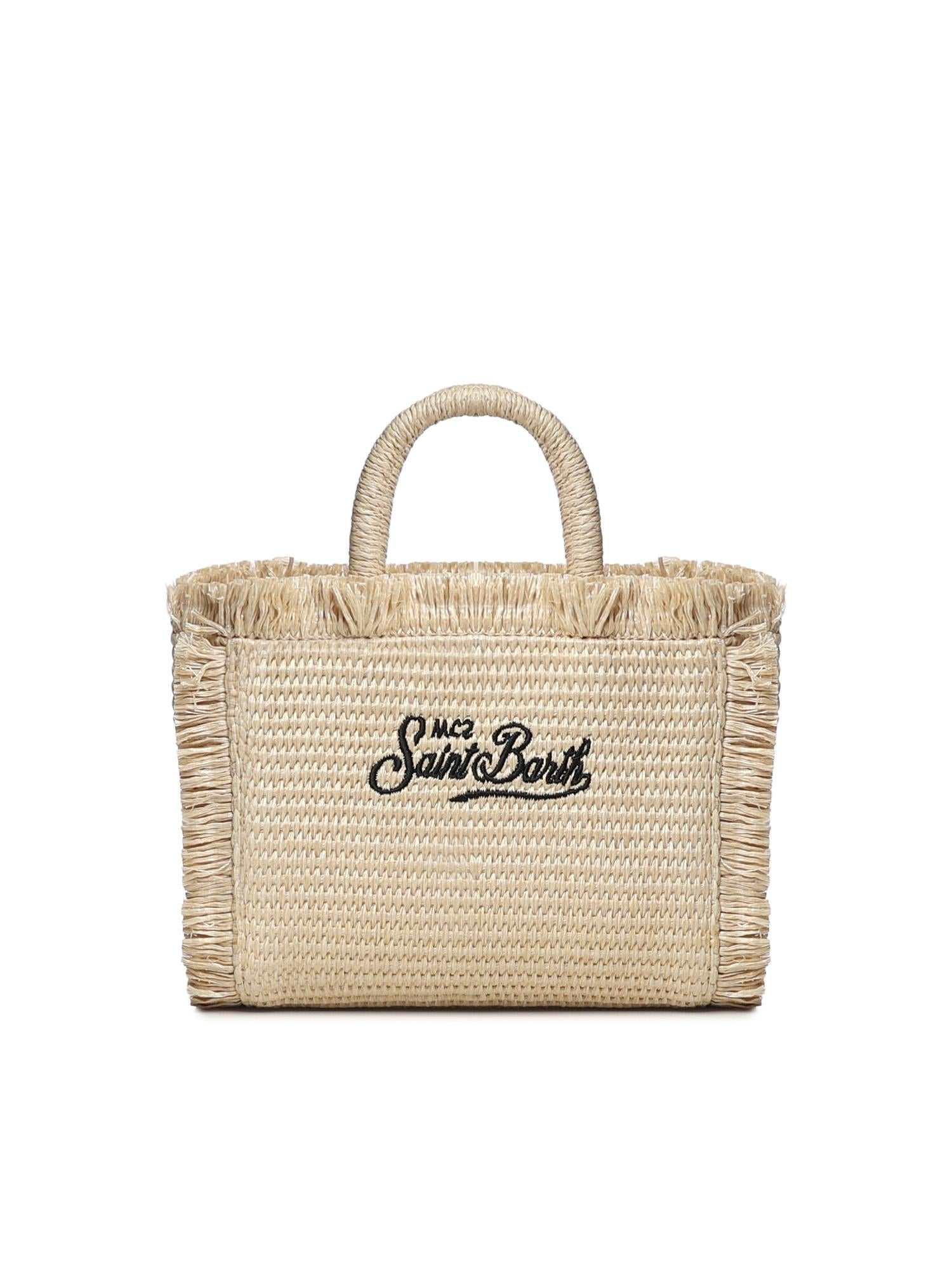 Borsa Vanity micro effetto paglia <BR/> VAMI009 00421L MC2 SAINT BARTH 