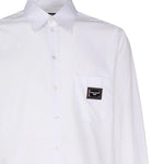 Camicia Martini cotone con placca logata G5JG4T FU5U8W0800 DOLCE & GABBANA 