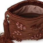 Mini bag Kayla con logo 73BS9MZ04 KAYLACIOCCOLATO V° 73 