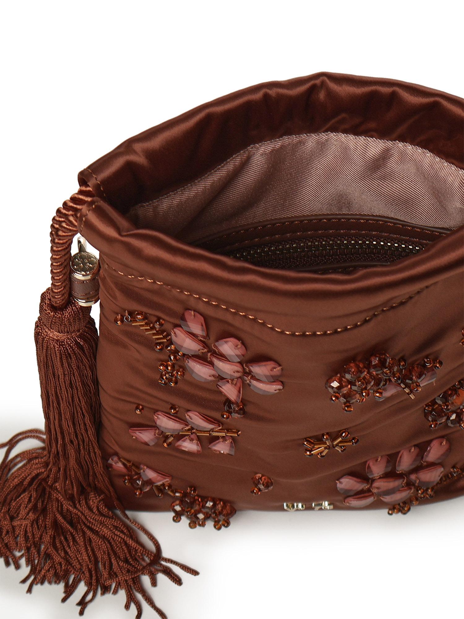 Mini bag Kayla con logo 73BS9MZ04 KAYLACIOCCOLATO V° 73 