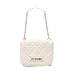 Borsa a spalla trapuntata con logo JC4000PP1LLA0 110 LOVE MOSCHINO 