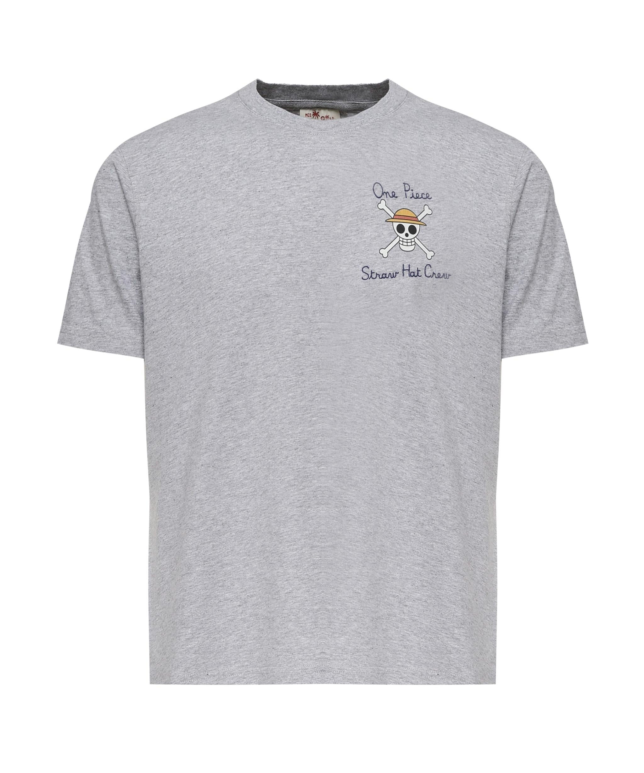 T-shirt con ricamo e stampa 'One Piece' TSHM001 04479H MC2 SAINT BARTH 