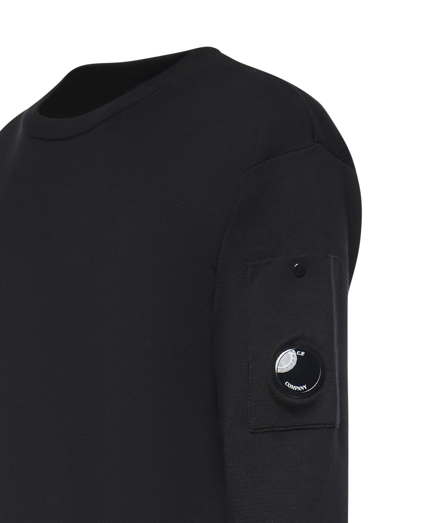 Maglione in cotone con logo 20CMKN097A11 0560A999 C.P. COMPANY 