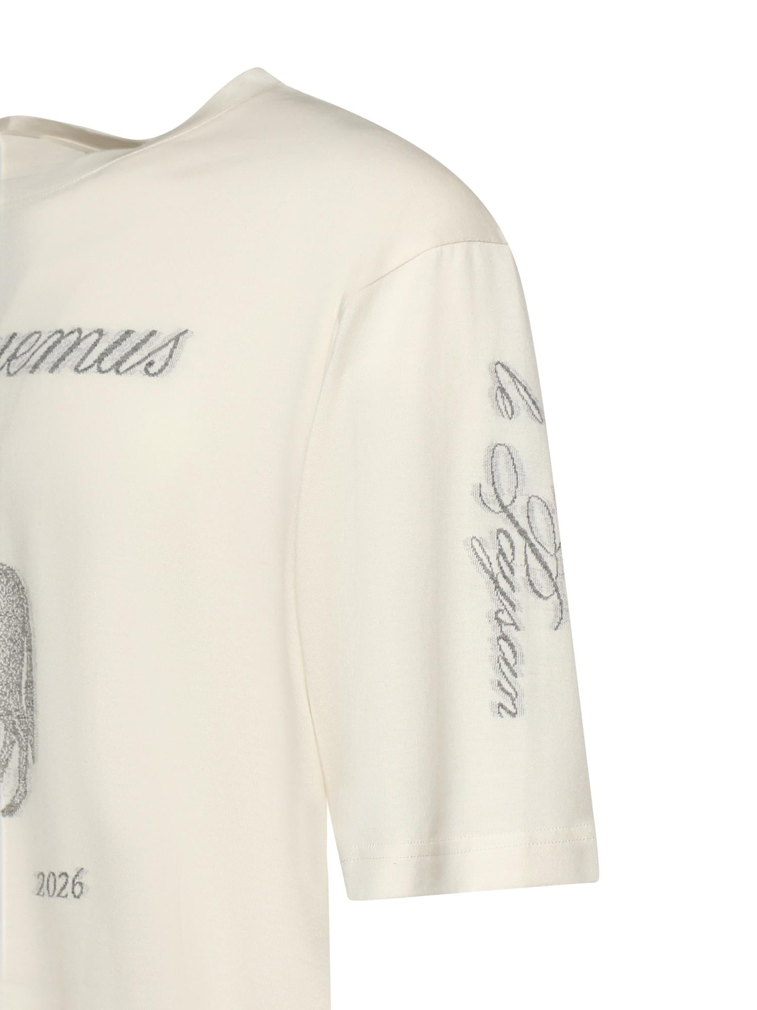T-shirt Âne in jersey di cotone TSM00625AJ00266 1NW JACQUEMUS 