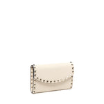 Portafoglio Rockstud in pelle con catena 7W2P0AR6 VSHI16 VALENTINO GARAVANI 
