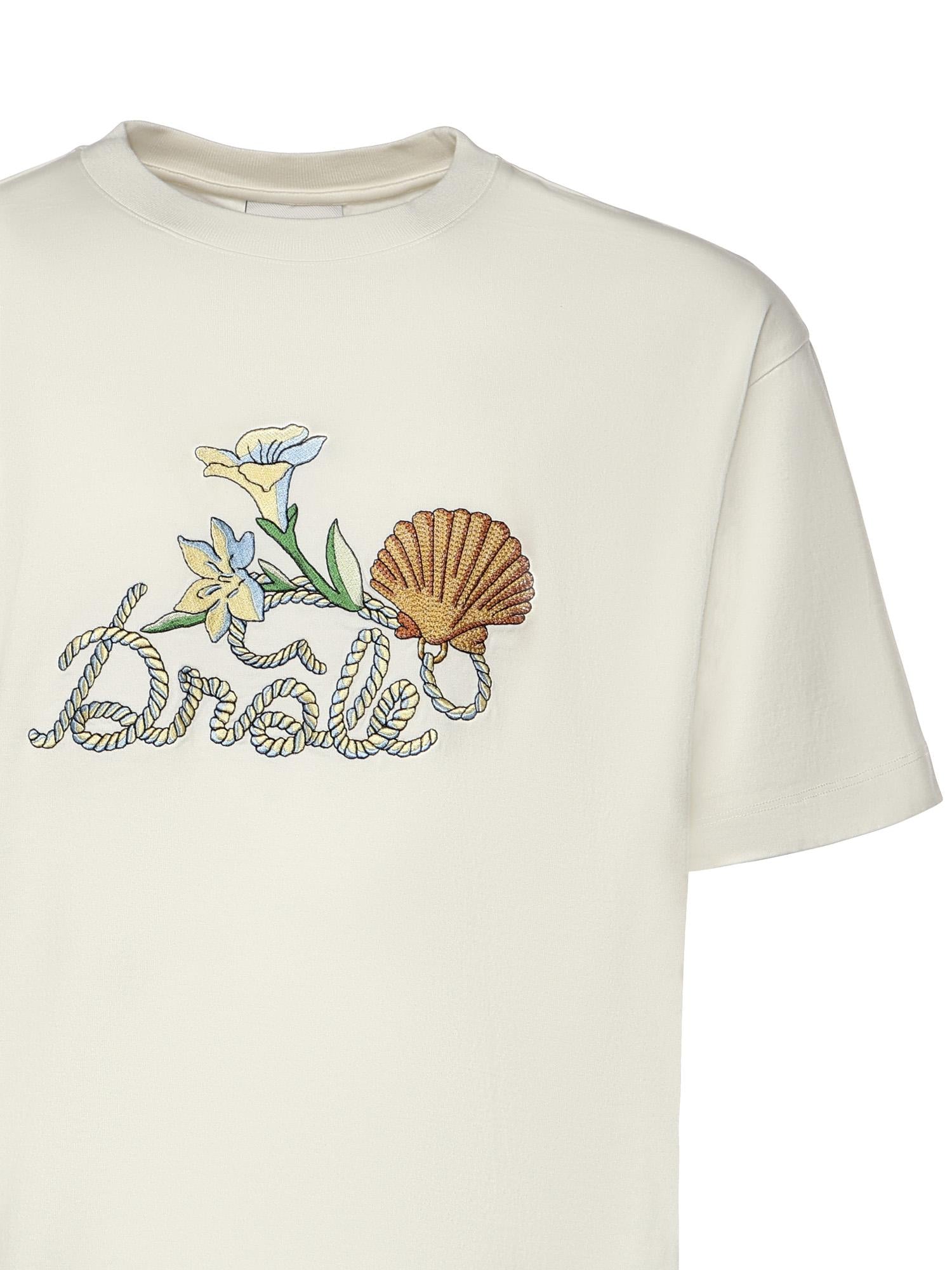 T-shirt Drôle Shell in cotone<BR/> KTS303CO248 OW Drôle de Monsieur 