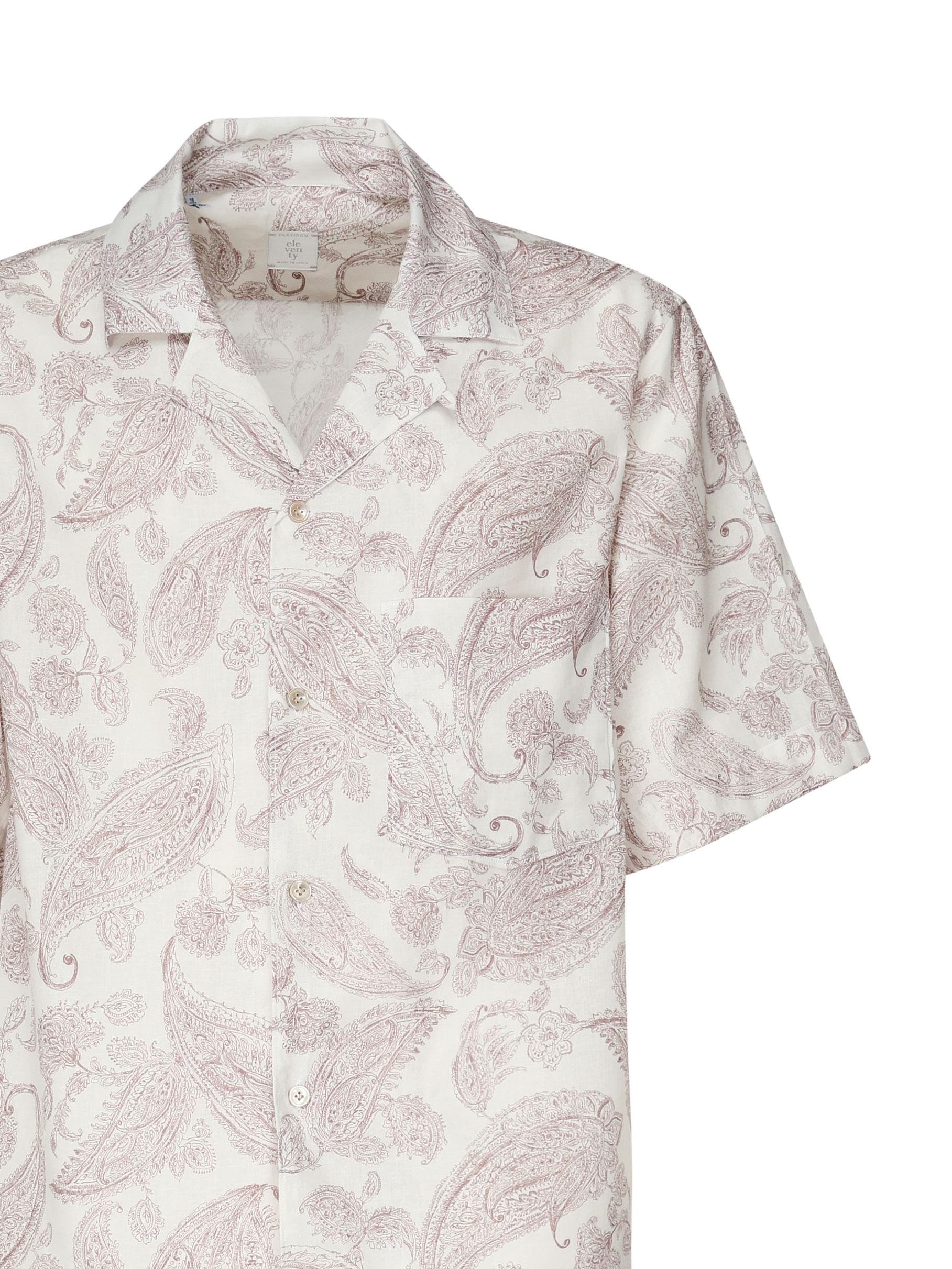 Camicia con stampa paisley K75CAMK07TES0K225 47 ELEVENTY 