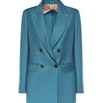Blazer doppiopetto in lana, mohair e seta 2611041141600 003 MAX MARA 