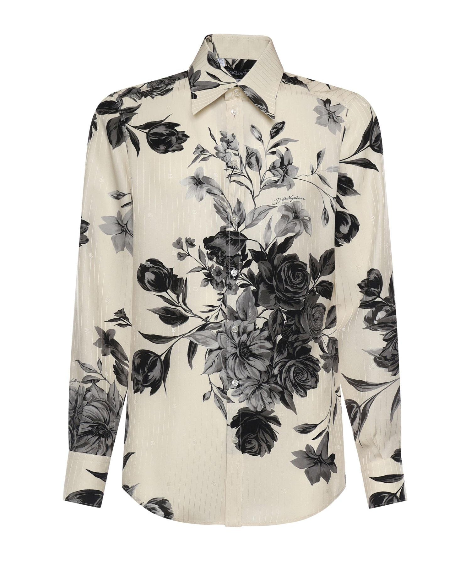 Camicia con stampa Bouquet fiori G5NP9T IS1Z0HK5SP DOLCE & GABBANA 