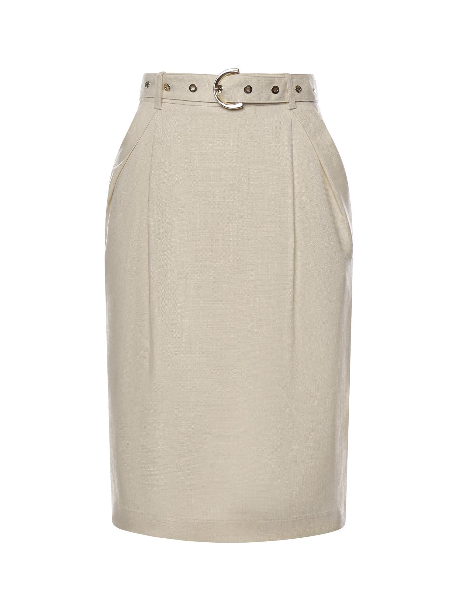 Gonna longuette con cintura 106449 A2W6C00 PINKO 