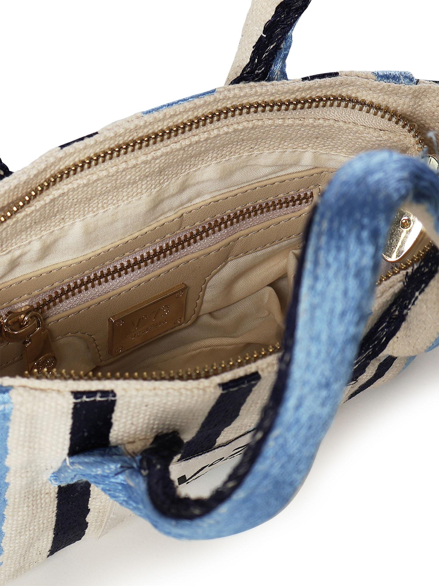 Mini bag con logo 73BS9MV03R ILENEAZZURRO/MULTICOLOR V° 73 