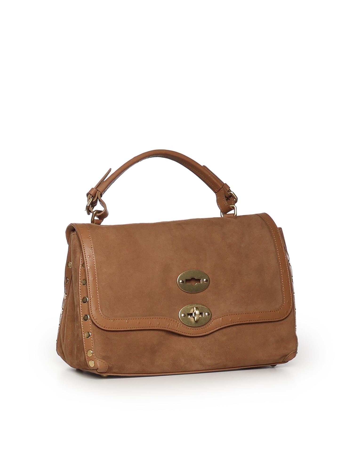 Borsa Postina® small in pelle zashmere® e cactus 070790 -2270000Z0248 ZANELLATO 