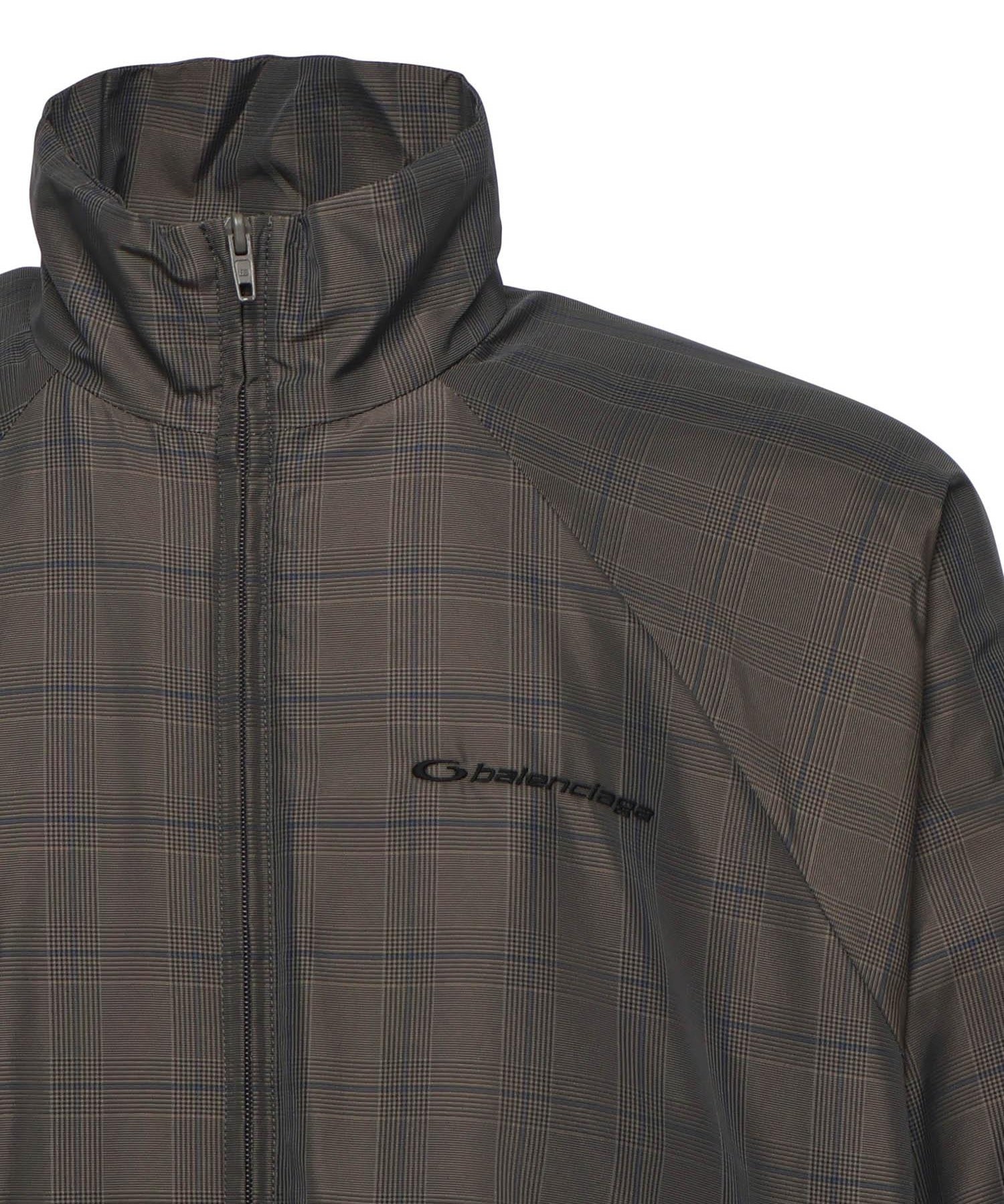 Giubbotto in nylon con stampa madras<BR/> 843937 TSO401460 BALENCIAGA 