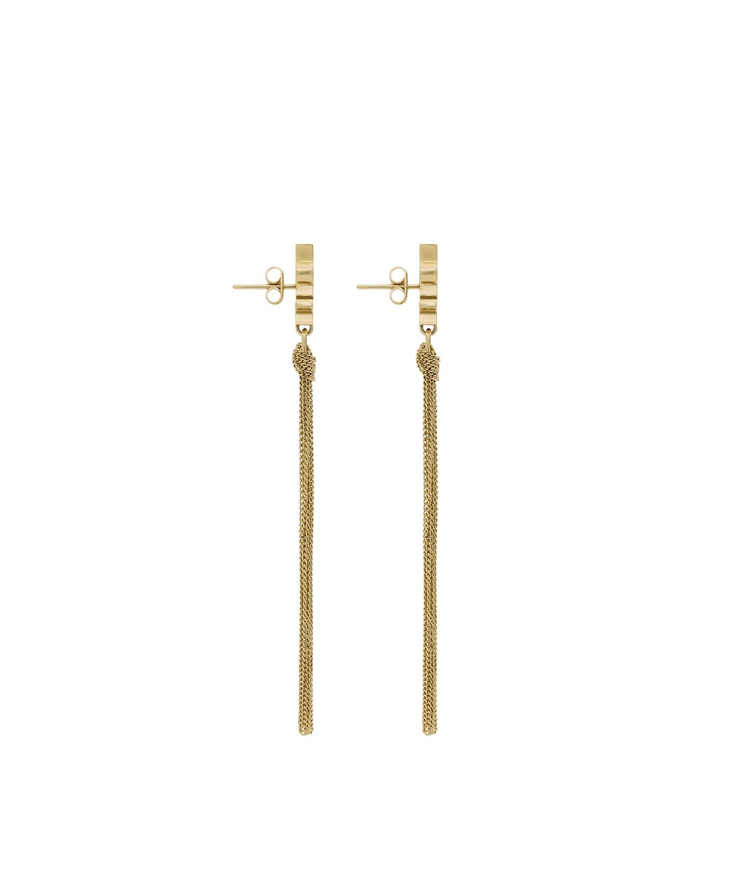 Orecchini in metallo con nappina Cassandre 803195 Y15008030 SAINT LAURENT 