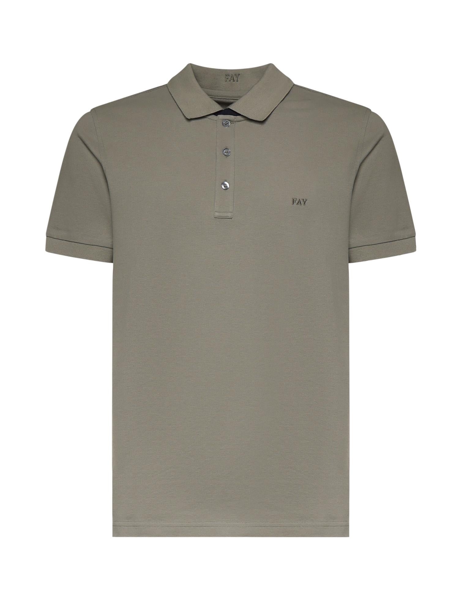 Polo in piquet stretch NPMB252135STDW V618 FAY 
