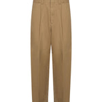 Pantaloni in cotone con pinces S74KB1062 D35264131 DSQUARED2 