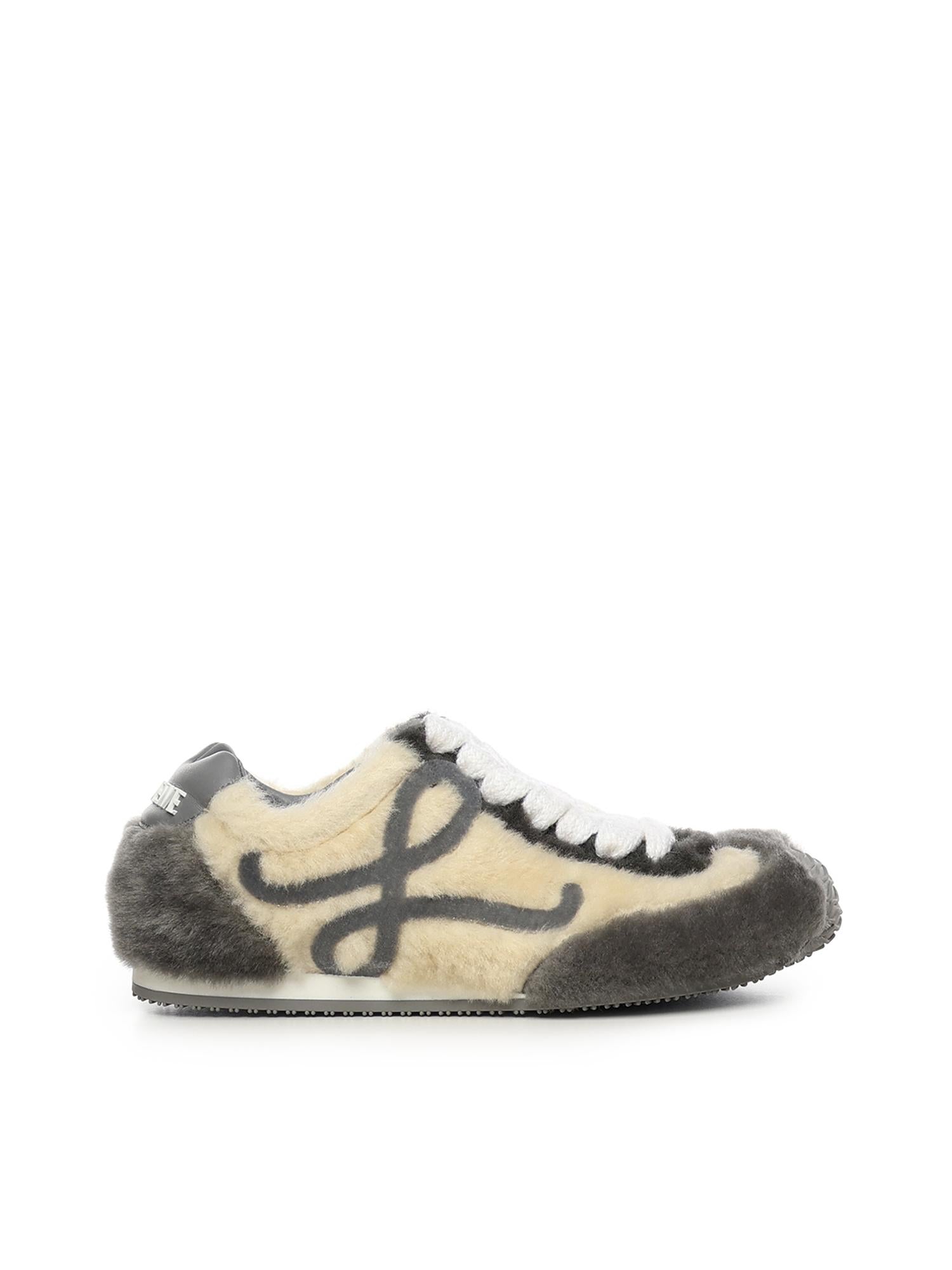 Sneaker Ballet Runner 2.0 in shearling L814282X73 8881 LOEWE 