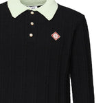 Polo in bouclé con logo MPF25KW100001  CASABLANCA 