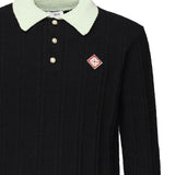 Polo in bouclé con logo MPF25KW100001  CASABLANCA 