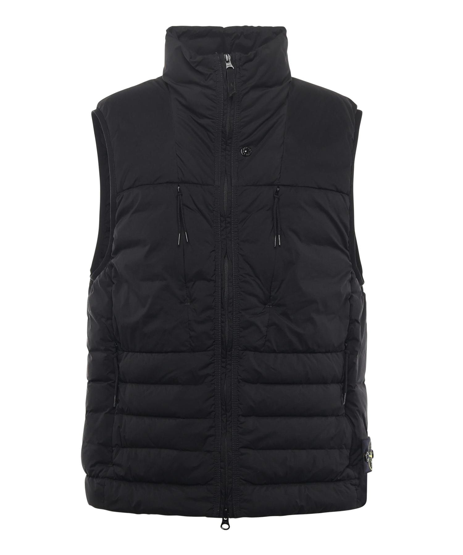 Gilet in piuma in nylon con logo K2S15G100004 S0183V0029 STONE ISLAND 