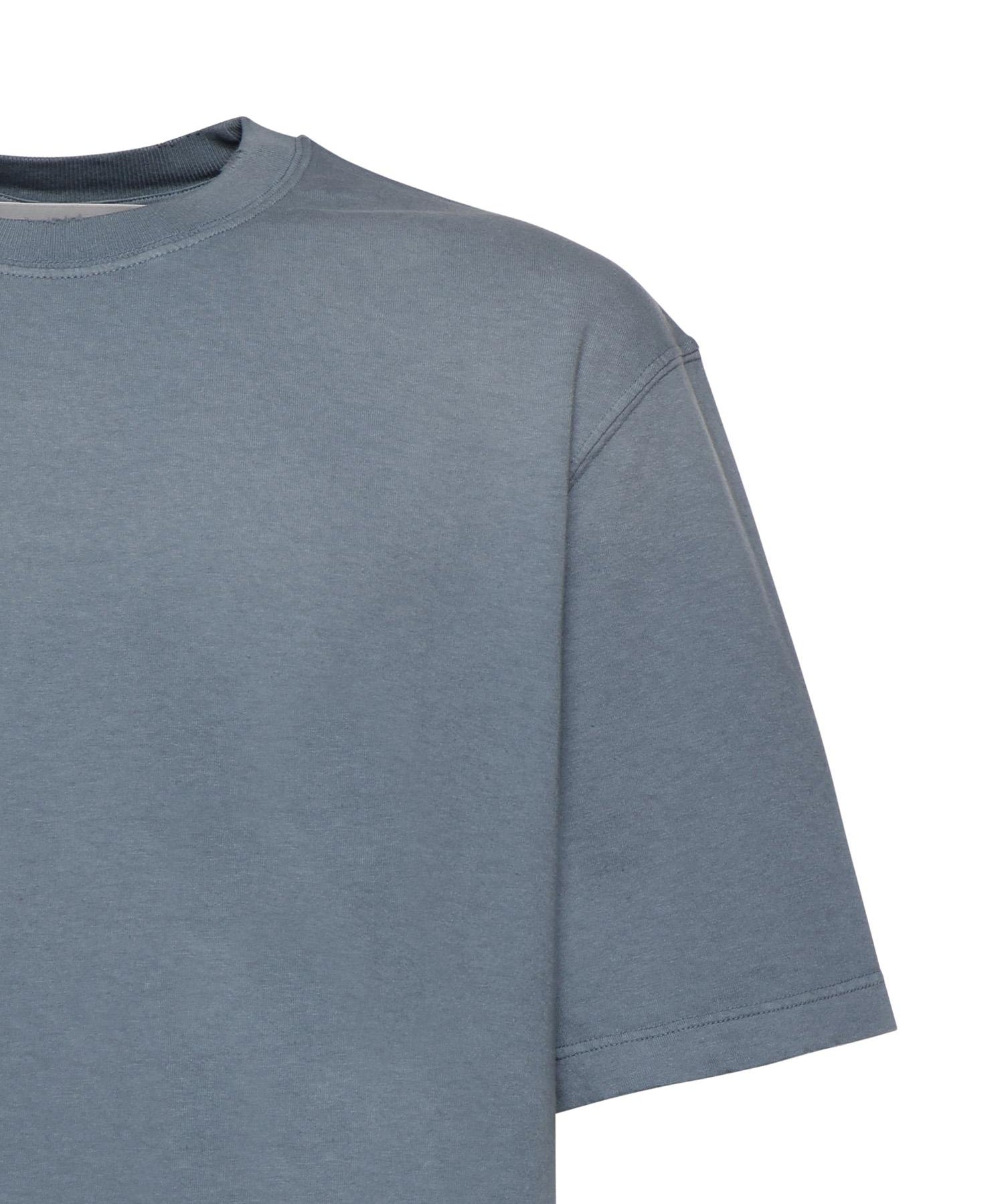 T-shirt con stampa reverse sul retro GUP01873 P00177350813 GOLDEN GOOSE 