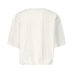 T-shirt cropped con ricamo logo 104257 A2F8Z05 PINKO 