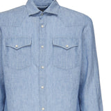 Camicia Greg in lino GRG0001 00339H MC2 SAINT BARTH 