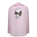Camicia Brigitte con stampa Snoopy in popeline BRIG005 01926L MC2 SAINT BARTH 