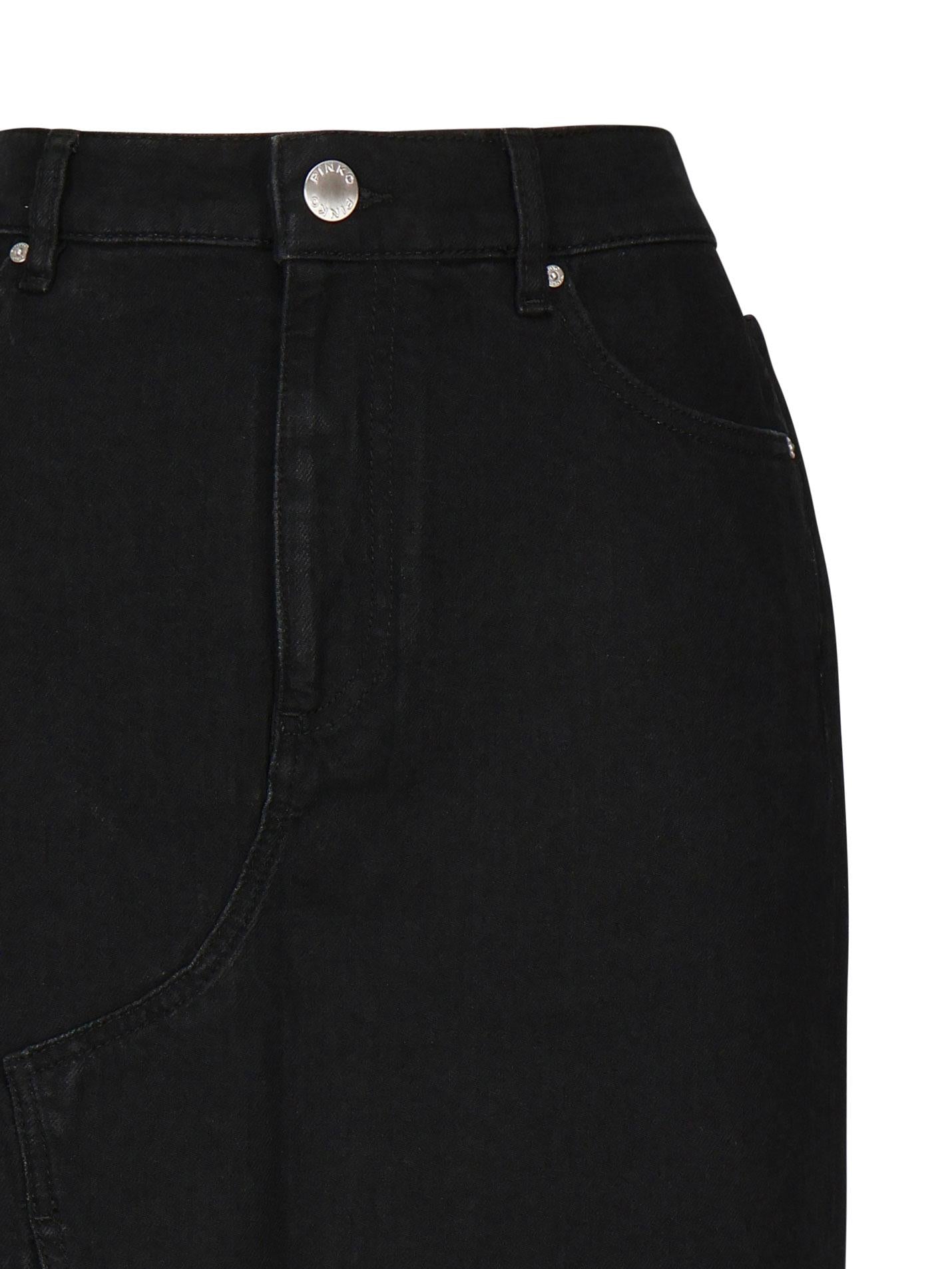 Gonna lunga in denim 104628 A2GPZ99 PINKO 