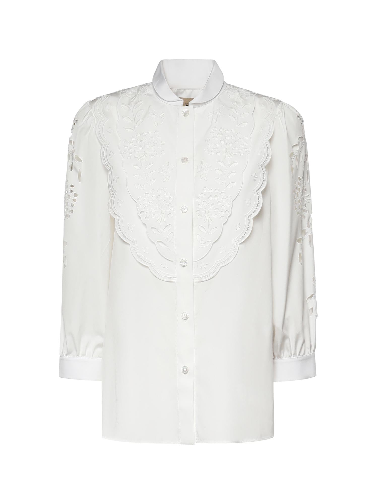 Camicia in popeline ricamata 8B3AB820 9VN0BO VALENTINO GARAVANI 