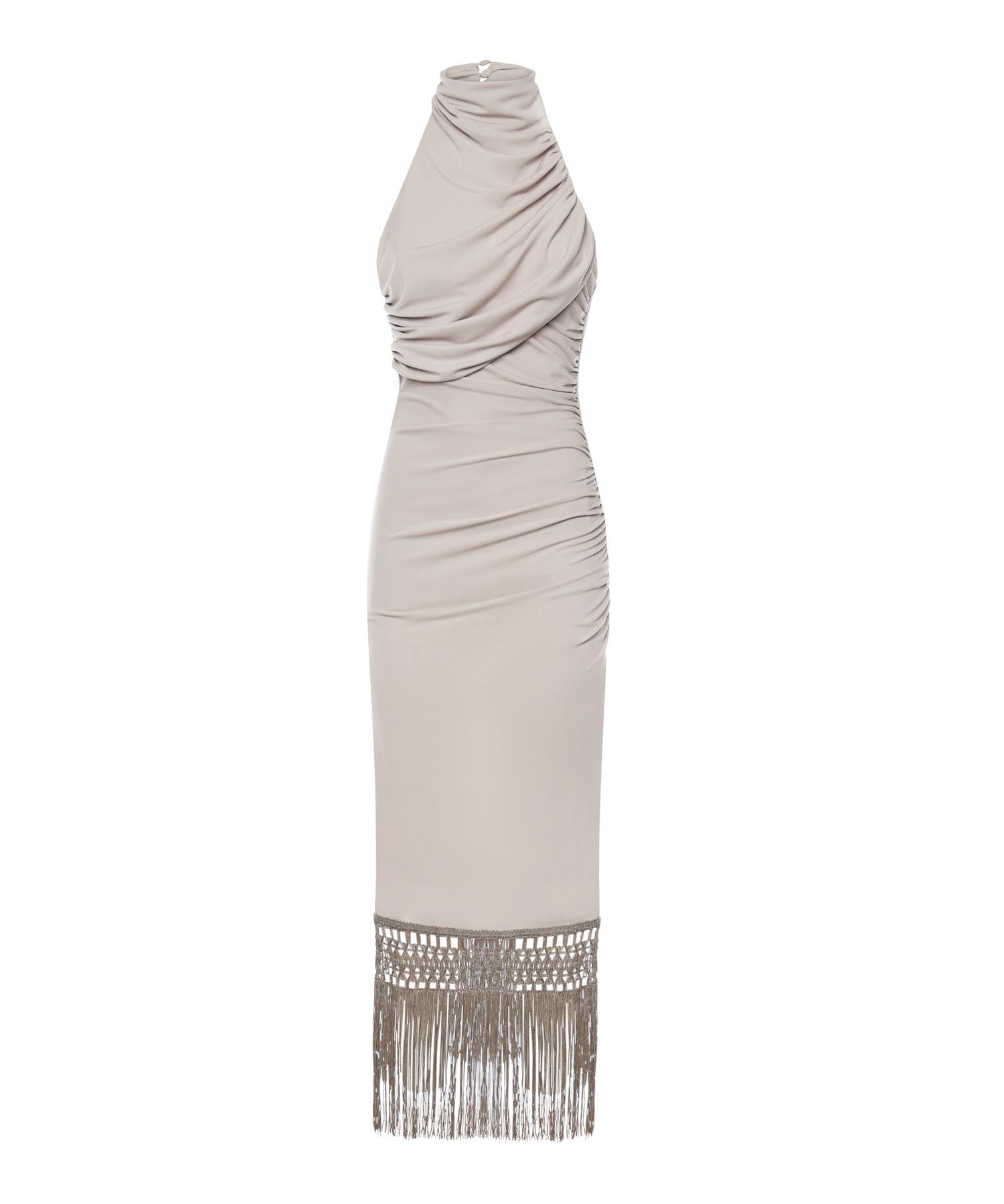 Abito midi Alba T190127A TJP073GREIGE THE ANDAMANE 