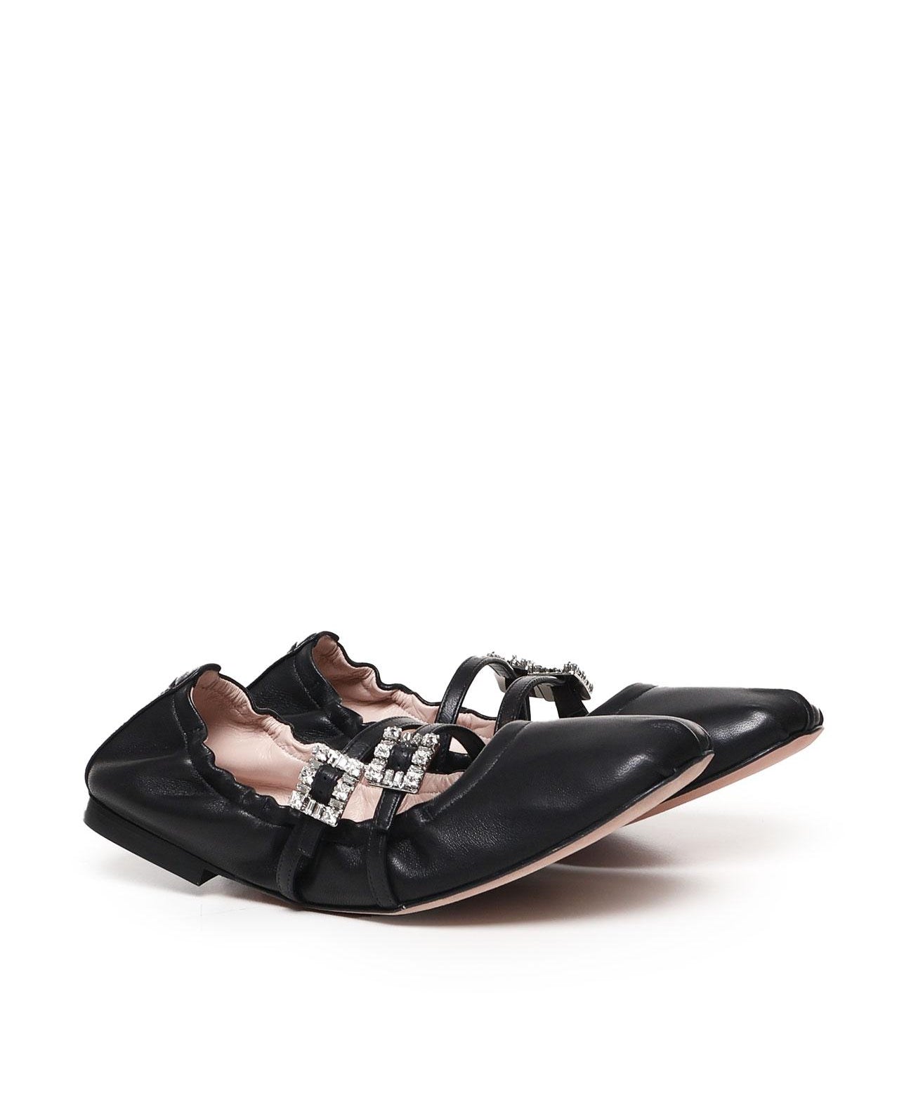 Ballerine con Cinturini in pelle RVW7433907091T B999 ROGER VIVIER 