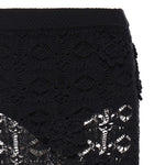 Gonna midi in crochet con fiori 106861 A3B8Z99 PINKO 