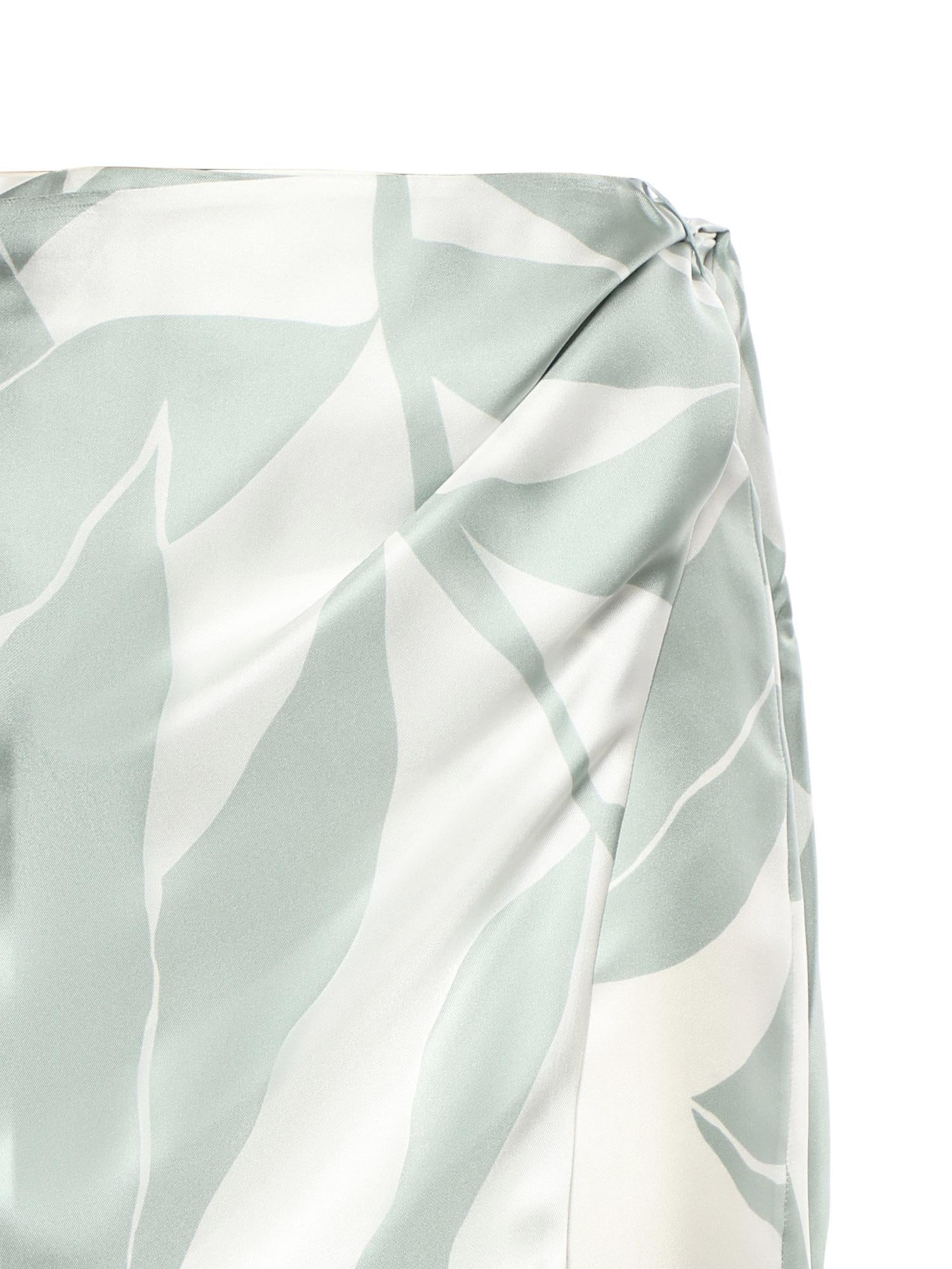 Gonna in twill di seta stampata 2611101042600 002 MAX MARA 