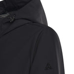 Parka con cappuccio e logo HE9440013 NERO HESKIMO 