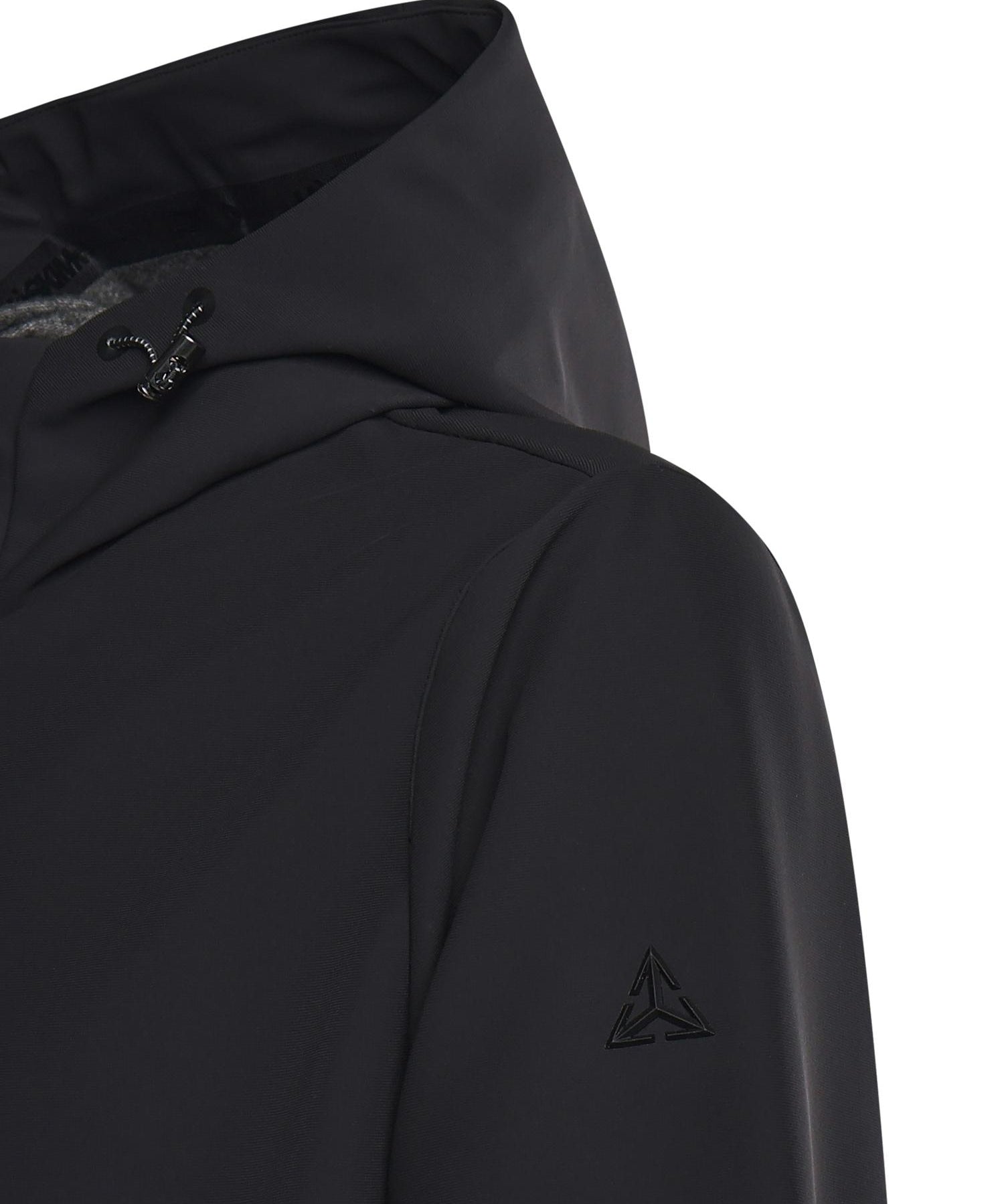 Parka con cappuccio e logo HE9440013 NERO HESKIMO 