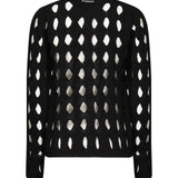 Cardigan in maglia traforata 105191 A2LWZ99 PINKO 