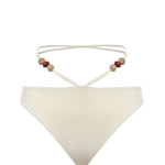 Slip bikini con cinturini e perline 618426  MAGDA BUTRYM 