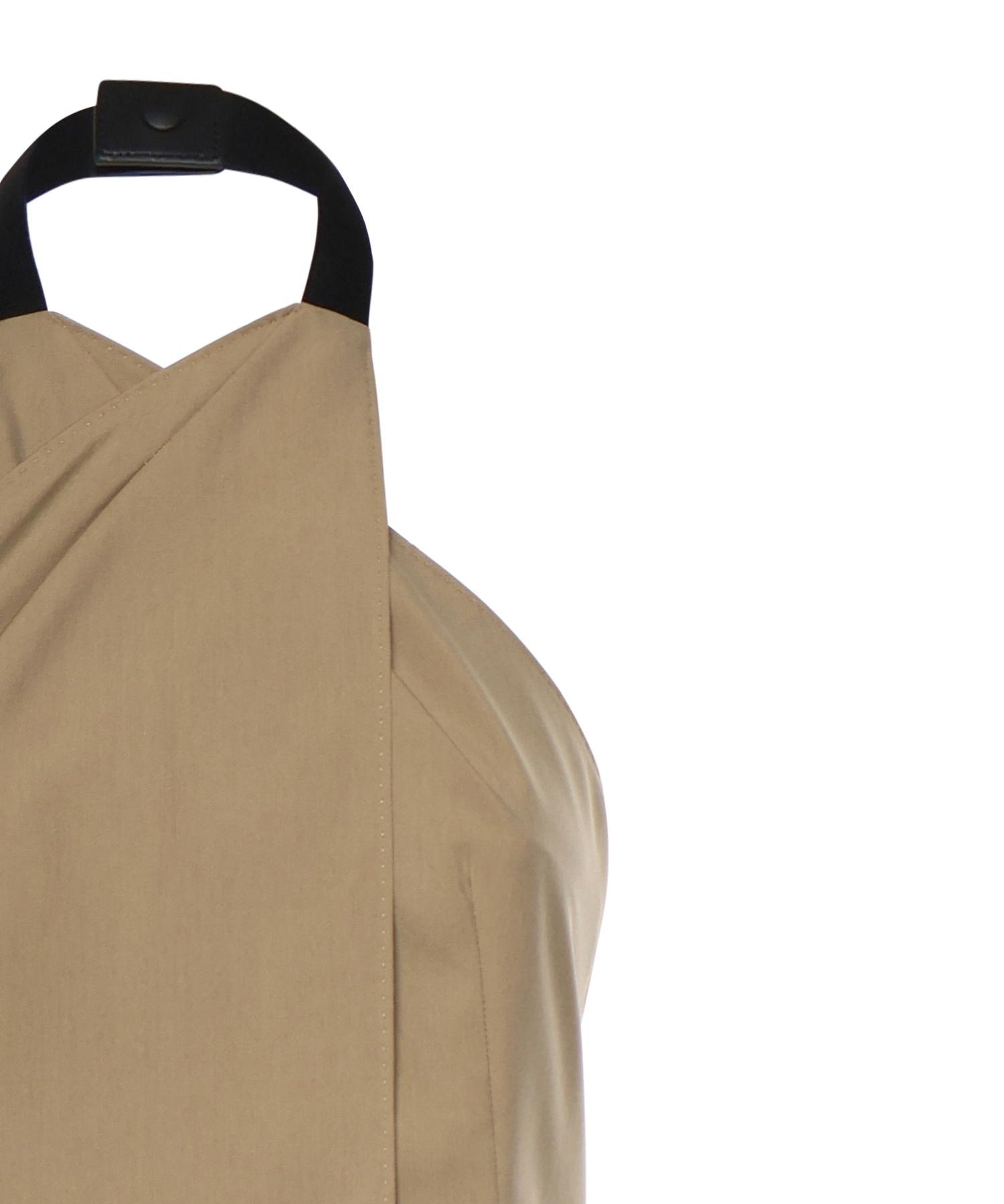 Giacca smanicata in popeline di lana e seta 2611281143600 007 MAX MARA 