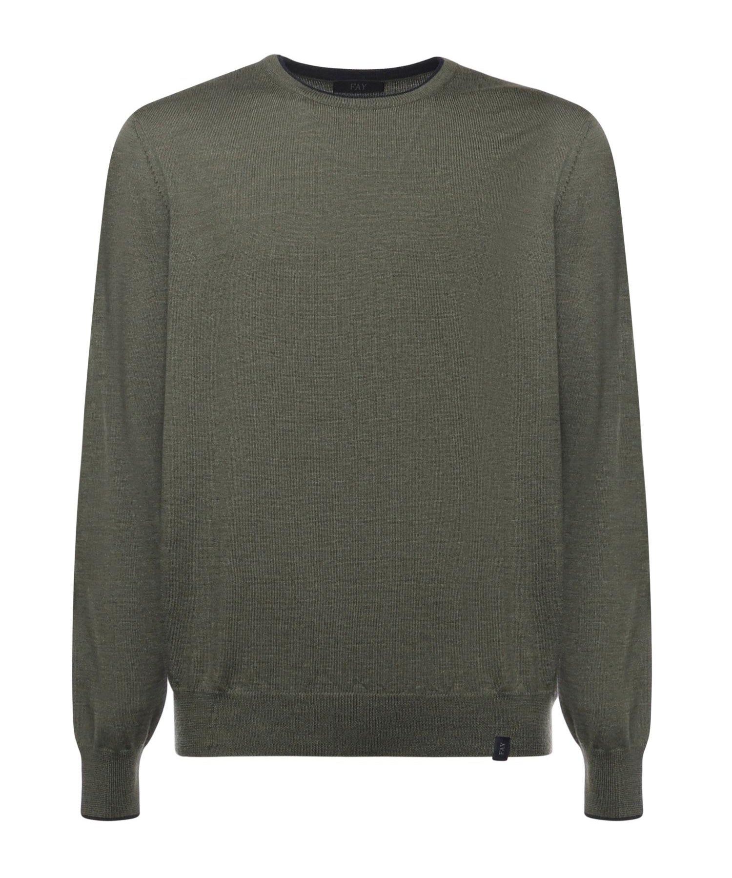 Pull girocollo in lana<BR/> NMMC1512230WJF 7C46 FAY 